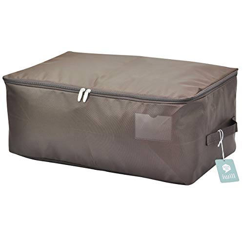 Product Cover iwill CREATE PRO 25.5x15x11 inches, Blanket Storage Bag for Shelf,Coffee