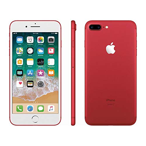 Product Cover Apple iPhone 7 Plus, 128GB, Red - For AT&T / T-Mobile (Renewed)