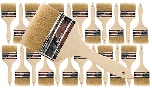 Product Cover Pro Grade - Chip Paint Brushes - 24 Ea 4 Inch Chip Paint Brush