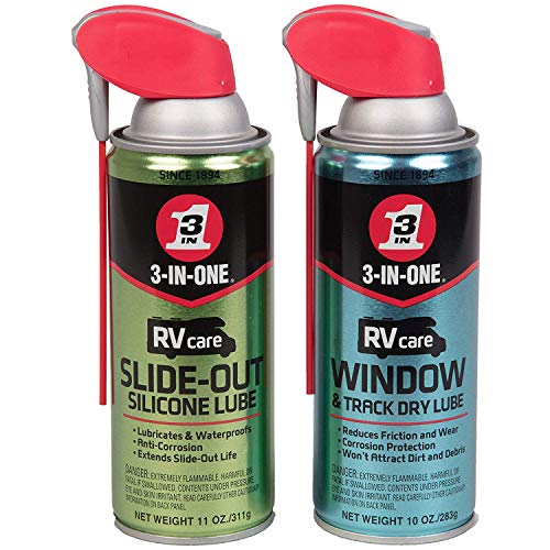 Product Cover 3 in One RVcare Slide Out Silicone-11 Ounce and RV Care Window -Track Dry Lube