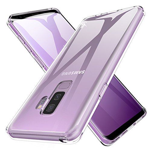 Product Cover LK Case for Galaxy S9 Plus, Ultra [Slim Thin] Crystal Clear TPU Rubber Soft Skin Silicone Protective Case Cover for Samsung Galaxy S9 Plus (Clear)
