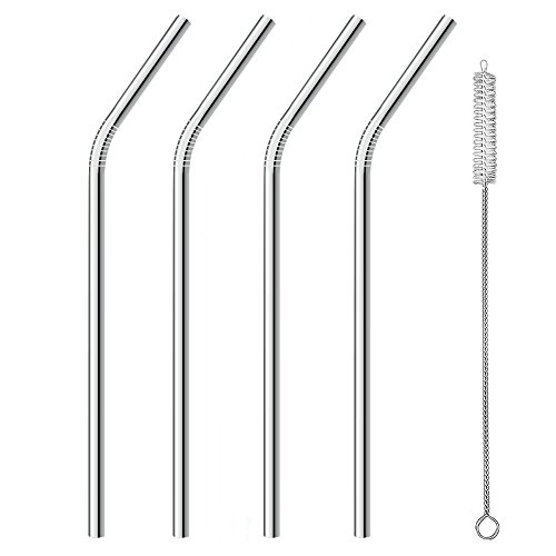 Product Cover ALINK Stainless Steel Smoothie Straws, 9