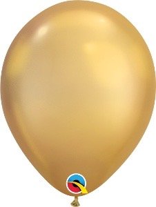 Product Cover Qualatex Chrome Gold Metallic 11 Inch Latex Balloons 25 Count