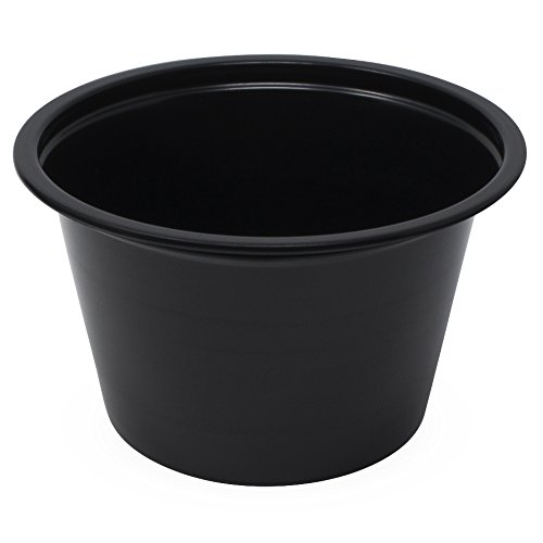 Product Cover Simply Deliver 2.5 oz Soufflé Portion Cup, Black PS, 2500-Count - SD-22-6476