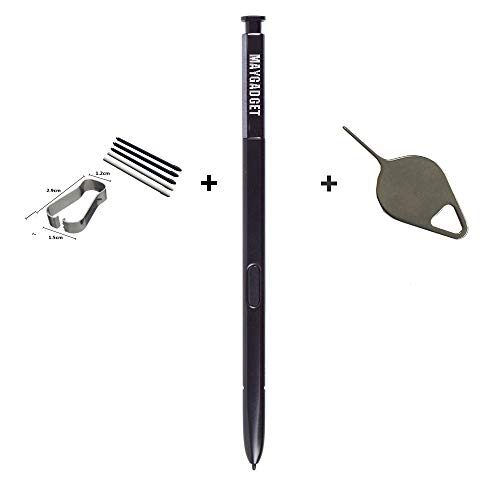 Product Cover Maygadget Note 8 Replacement S Stylus Pen Pointer Pen for Samsung Galaxy Note 8 Note8 +Replacement Tips / Nibs+Eject Pin-Black