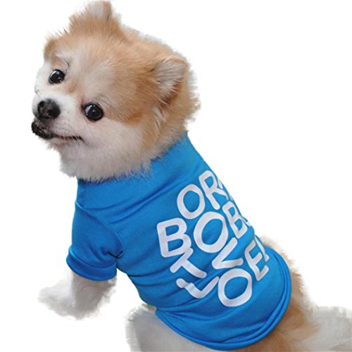 Product Cover Howstar Pet Shirt, Puppy Dog T Shirt Spring Summer Apparel Pet Clothing Puppies Doggie Vest