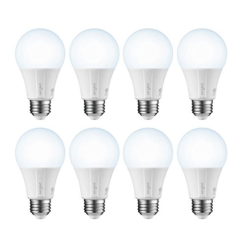 Product Cover Sengled Smart LED Daylight A19 Light Bulb, Hub Required, 5000K 60W Equivalent, Compatible with Alexa, Google Assistant & SmartThings, 8 Pack