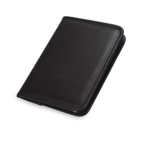 Product Cover Samsill 70811 Professional Junior Padfolio/Business Portfolio, Mini 5 x 8 Writing Pad Included, Black