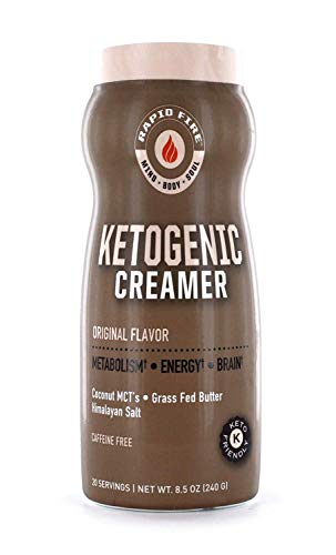 Product Cover Rapid Fire Ketogenic Creamer with MCT Oil for Coffee or Tea, Supports Energy and Metabolism, Weight Loss, Ketogenic Diet 8.5 oz. (20 servings)