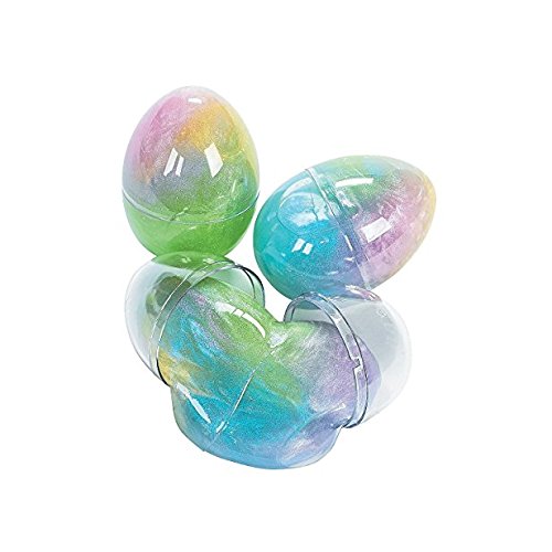 Product Cover Fun Express Iridescent Glitter Putty Eggs (24 Count)