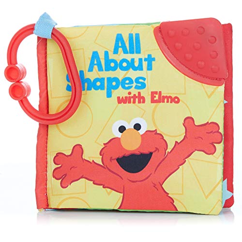 Product Cover KIDS PREFERRED Sesame Street On The Go All About Shapes with Elmo Soft Teether Book, 5