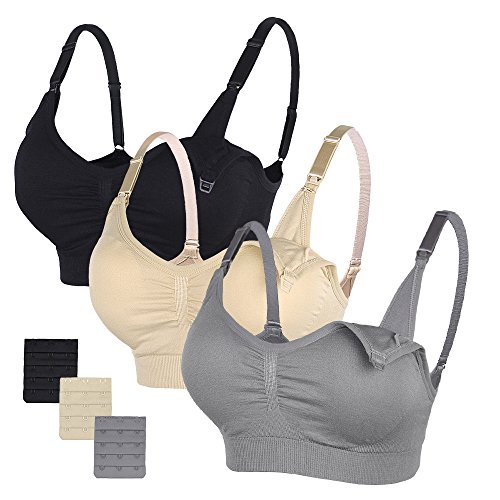 Product Cover STELLE Body Silk Seamless Maternity Nursing Bra with Pads, Extenders & Clips