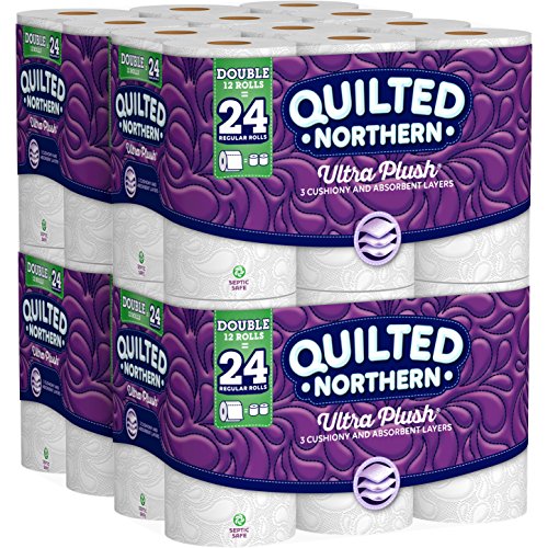 Product Cover Quilted Northern Ultra Plush Toilet Paper, Bath Tissue, 48 Double Rolls