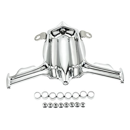 Product Cover Rebacker Motorcycle Tappet/Lifter Block Accent Cover for Harley Twin Cam Street Glide Road King 2000-2016 2017 Chrome