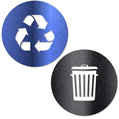 Product Cover Recycle and Trash Sticker Vinyl Modern Logo (2.75