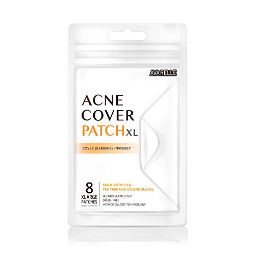 Product Cover Acne Pimple Patch Absorbing Cover Blemish (XL Square / 8 PATCHES)