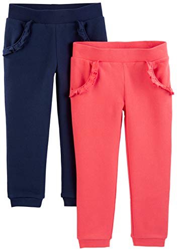 Product Cover Simple Joys by Carter's Toddler Girls' 2-Pack Pull on Fleece Pants