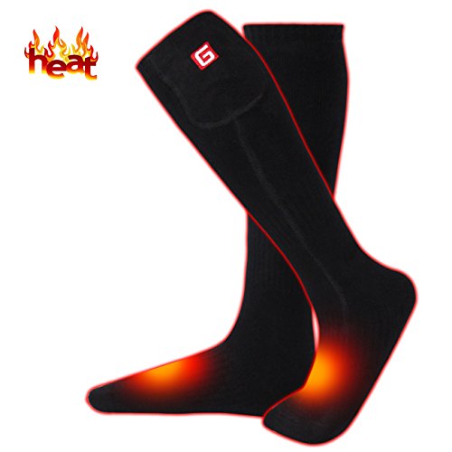 Product Cover MMlove Electric Heated Socks Rechargeable Battery Thermal Socks Winter Foot Warmers