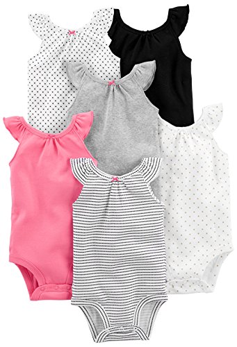 Product Cover Simple Joys by Carter's Baby Girls' 6-Pack Sleeveless Bodysuit