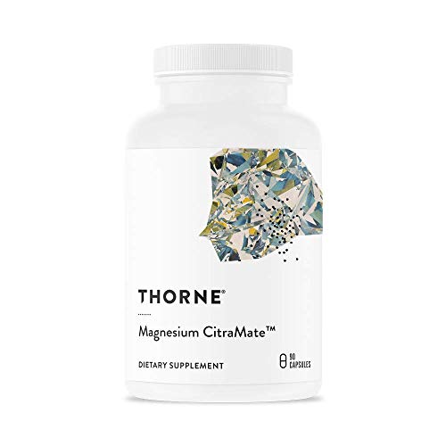Product Cover Thorne Research - Magnesium Citramate - Magnesium with Citrate-Malate to Promote Energy Production, Heart and Lung Function, and Metabolism of Sugar and Carbs - 90 Capsules