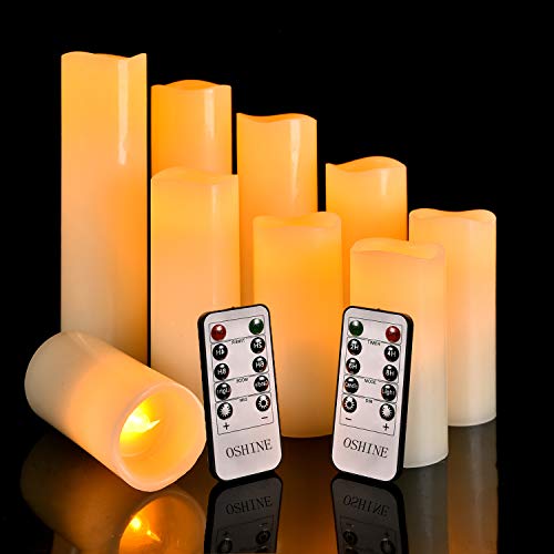 Product Cover OSHINE Flameless Candles,9-Pack LED Candles Set D2.2