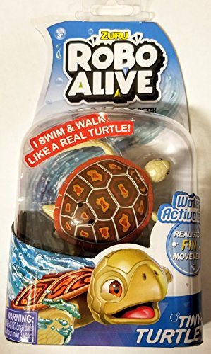 Product Cover Zuru Robo Alive Brown Sea Turtle Swims & Walks Like a Real Tiny Turtle!