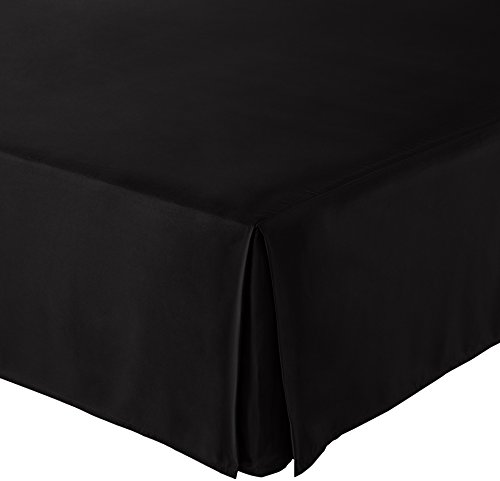 Product Cover AmazonBasics Pleated Bed Skirt, Twin, Black