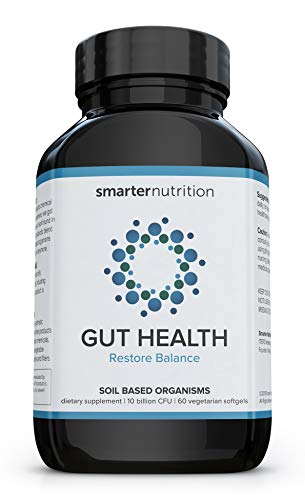 Product Cover Smarter Gut Health Probiotics - Superior Digestive & Immune Support from 100% Soil-Based Probiotic | Includes Premium Prebiotic Preticx to Help Keep Good Bacteria Healthy & Growing (30 Servings)