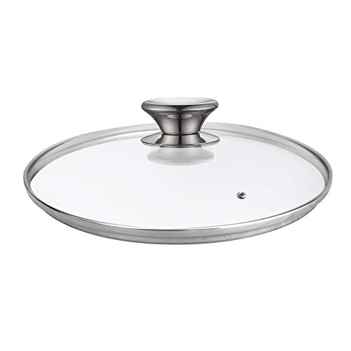 Product Cover Cook N Home 02573 Tempered Glass Lid, 9.5-inch/24cm, Clear