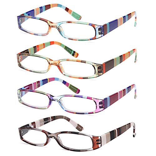 Product Cover Gamma Ray Women's Reading Glasses - 4 Pairs Ladies Fashion Readers for Women