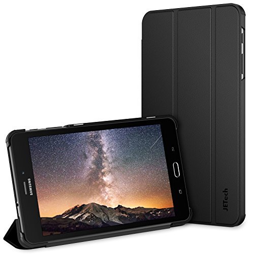 Product Cover JETech Case for Samsung Tab A 8.0 Tablet 2017 Release T380/T385, (NOT for 2015 Model), Smart Cover with Auto Sleep/Wake (Black)