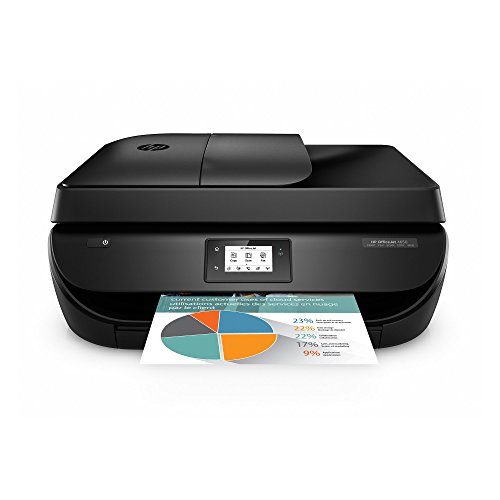 Product Cover HP HP4650-RB-AMZ Office Jet 4650 Wireless All-in-One Photo Printer, Copier and Scanner - Black (Renewed), Black & Color
