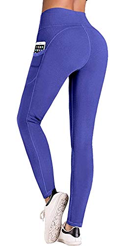 Product Cover IUGA High Waist Yoga Pants with Pockets, Tummy Control, Workout Pants for Women 4 Way Stretch Yoga Leggings with Pockets