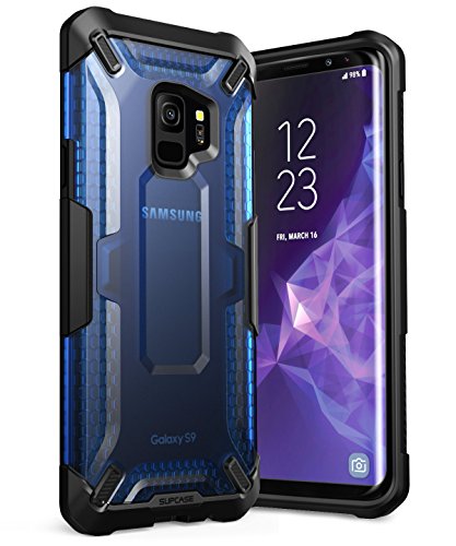 Product Cover Galaxy S9 Case, SUPCASE Unicorn Beetle Series Premium Hybrid Protective Clear Case for Samsung Galaxy S9 2018 Release, Retail Package (Frost/Blue)