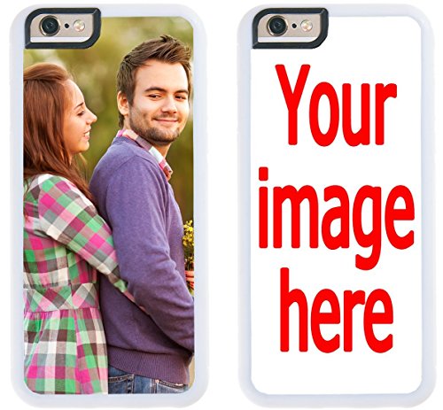 Product Cover Custom iPhone 8 Plus Cases iPhone Cover iZERCASE [Personalized Custom Picture CASE] Make Your Own Phone Case (White, iPhone 8 Plus)