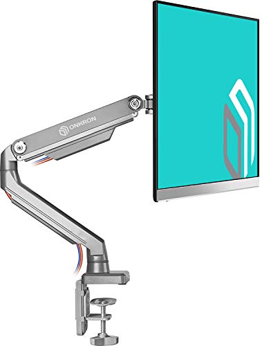 Product Cover ONKRON Desk Mount Full Motion Arm for Computer Monitors 17 to 32-Inch LED LCD up to 17.6 lbs Silver (MS80)