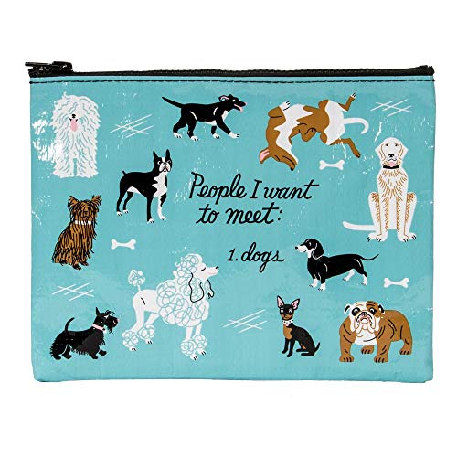 Product Cover Blue Q Bags, Zipper Pouch, People I Want to Meet: 1. Dogs