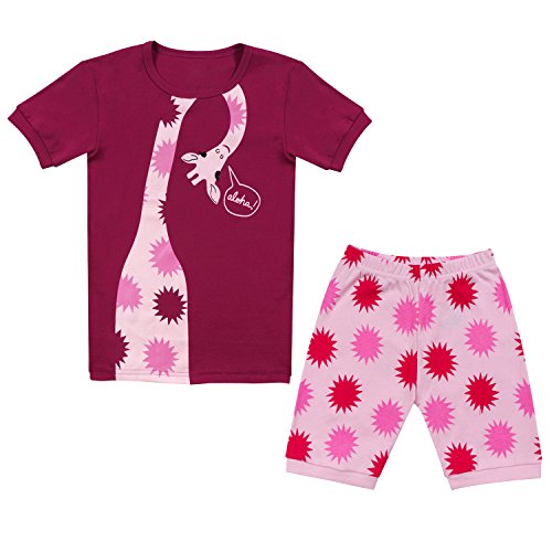 Product Cover Tkala Fashion Pajamas for Girls Children Clothes Sets 100% Cotton Little Kids Pjs Sleepwear