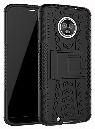 Product Cover Moto G6 Case,Yiakeng Dual Layer Wallet Accessories Bumper Hard Protective Flip Waterproof Phone Cases Cover with A Kickstand for Motorola Moto G (6th Generation) 5.7