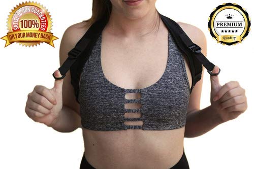 Product Cover Back Posture Corrector For Women and Men by XO PerformanceTM - Light and Discreet Posture Brace For Slouching and Hunching - Clavicle support for Relief from Neck, Back, Shoulder Pain & Bad Posture