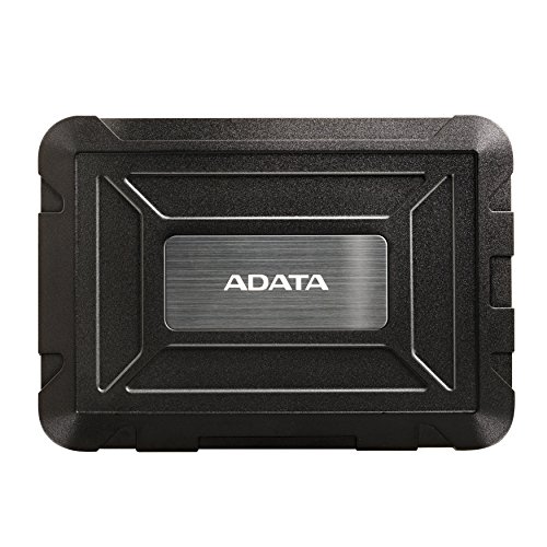 Product Cover ADATA ED600 USB3.1 Tool-Free Easy Swap IP54 Waterproof Shockproof Dustproof 2.5inch SSD and Hard Drive Enclosure (AED600-U31-CBK)