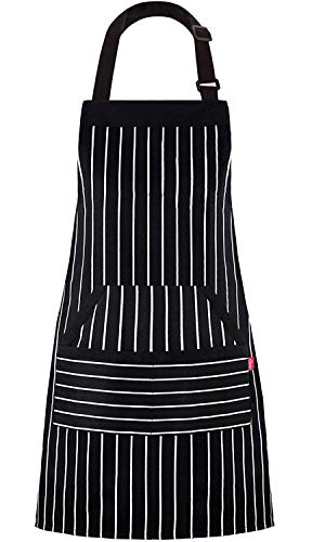 Product Cover ALIPOBO Kitchen Cooking Apron for Women and Men, Adjustable Chef Bib Apron with Pockets - 32