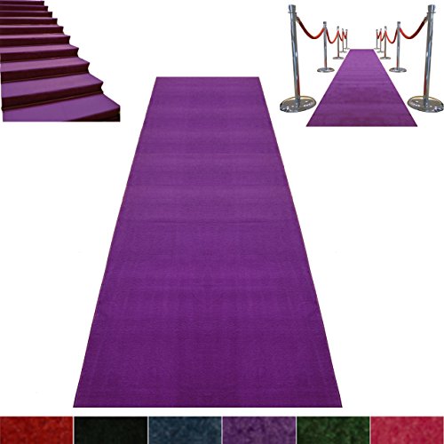 Product Cover Purple Event Carpet Luxurious Quality Aisle Runner 3ft Wide x 10ft Long