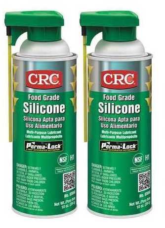 Product Cover CRC Food Grade Silicone Lubricant, (Net Weight: 10 oz) 16oz Aerosol (2 Pack)