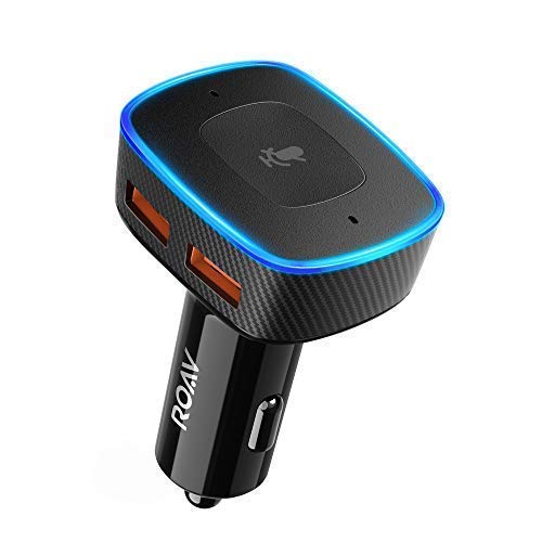 Product Cover Roav Viva by Anker, Alexa-Enabled 2-Port USB Car Charger in-Car Navigation, Compatible with Android and iOS Smart Devices