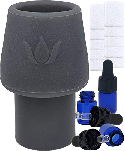 Product Cover CPAP Infusion Adapter for Essential Oils - Universal Fit with Every Machine, Hose & Mask - Includes 10 Refill Pads, 3 2ml Blue Dropper Oil Bottles & Supplies