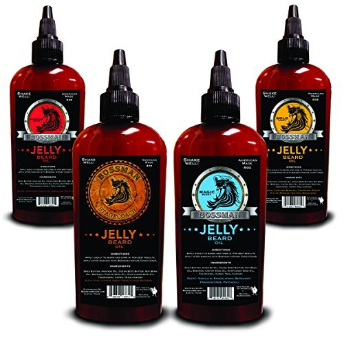 Product Cover Bossman JELLY Beard Oil Variety Pack (All 4 Scents)