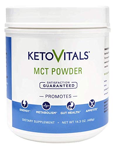 Product Cover Keto Vitals MCT Powder | Keto Friendly MCT | Keto Creamer | Supplement Energy Drink Mix | Low Calorie | Zero Net Carb | Sugar Free