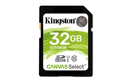 Product Cover Kingston Canvas Select 32GB SDHC Class 10 SD Memory Card UHS-I 80MB/s R Flash Memory Card (SDS/32GB)