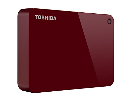 Product Cover Toshiba Canvio Advance 3TB Portable External Hard Drive USB 3.0, Red (HDTC930XR3CA)